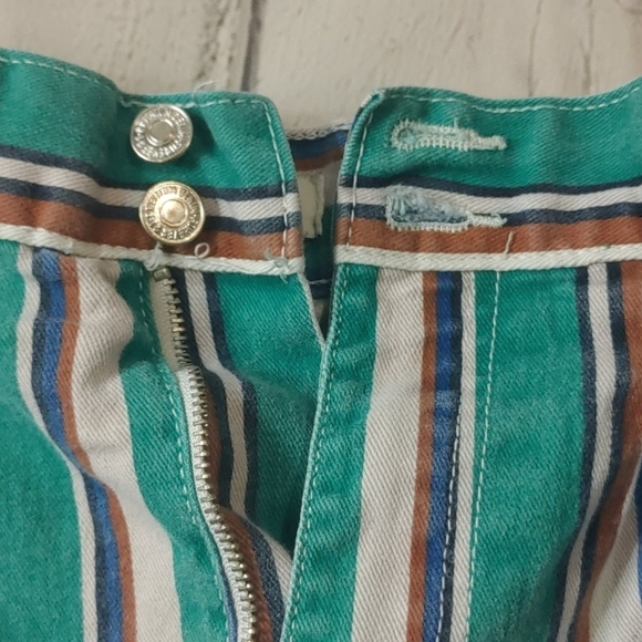 *host Pick* Forever 21 Striped and Cuffed Shorts - Picture 3 of 5